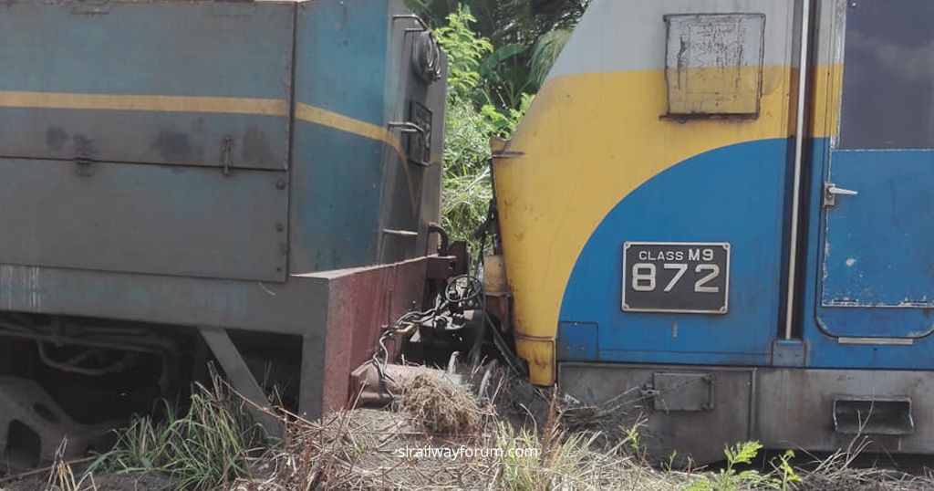 An Oil Train Derailed at Srawasthipura